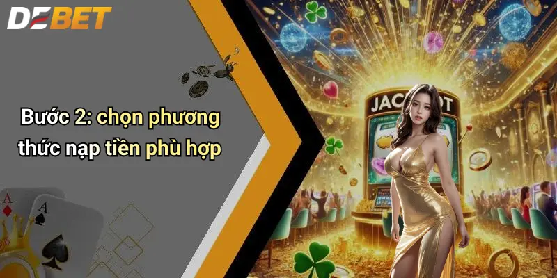 Nạp Tiền DEBET: Hướng Dẫn Chi Tiết, An Toàn Và Nhanh Chóng 2 Bước 2: chọn phương thức nạp tiền phù hợp
